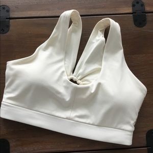 Gymshark cream sports top